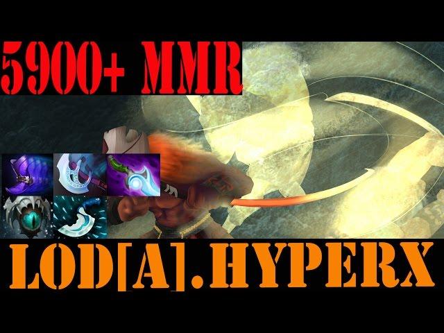 Dota 2 - Lod[A].HyperX 5900 MMR Play Juggernaut  - Ranked Match