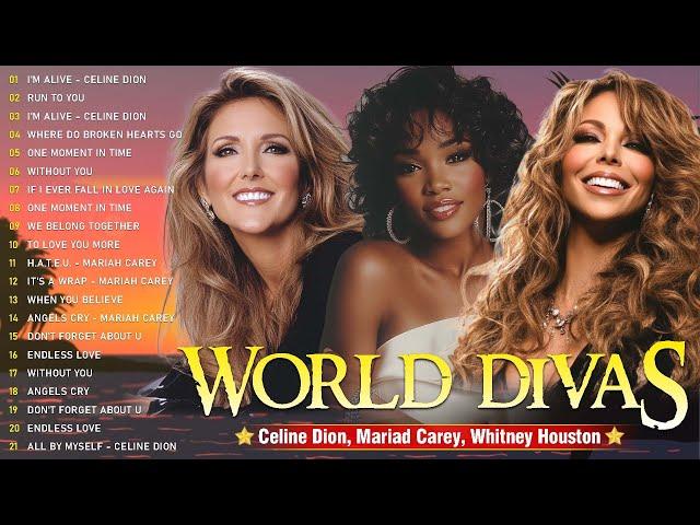 Divas Album - Whitney Houston , Celine Dion , Mariah Carey Best Divas - Best Of The World Divas