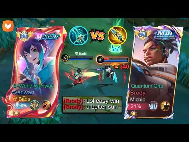 WANWAN vs. META BRODY 1 SHOT BUILD!! (best tips & tricks)