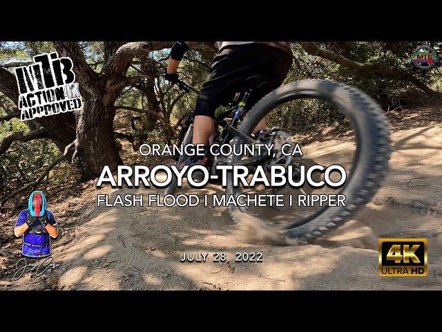 MTB Riding Flash Flood, Machete and Ripper at Arroyo-Trabuco Trails, July 28, 2022