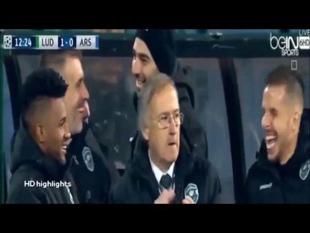 PFC LUDOGORETS ALL GOALS 2-0 VS ARSENAL