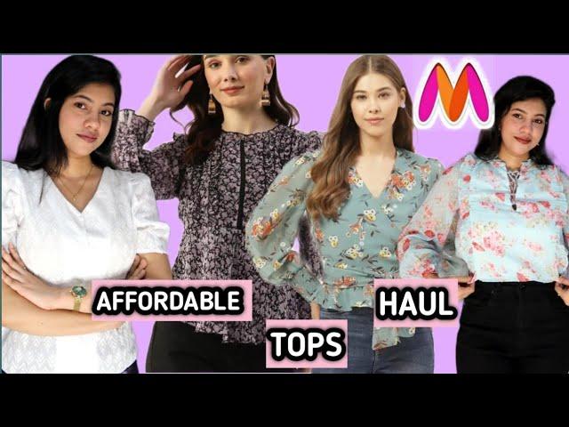 MYNTRA TOPS HAUL..UPTO 80% OFF ..TOPS UNDER RS.500 MYNTRA