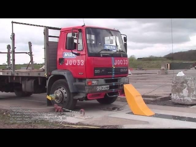 Heald HT1-Raptor Shallow Mount Automatic Bollard PAS68 Crash Test