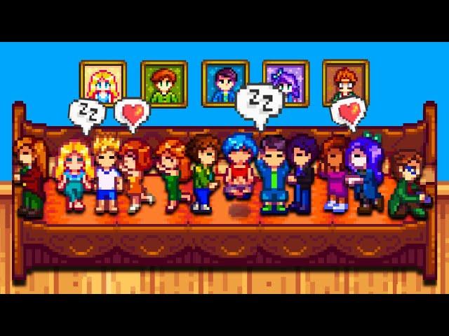 I Married EVERYONE AT ONCE In Stardew Valley!