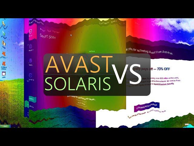 Avast Anti-Virus VS Solaris Trojan [Epilepsy Warning]