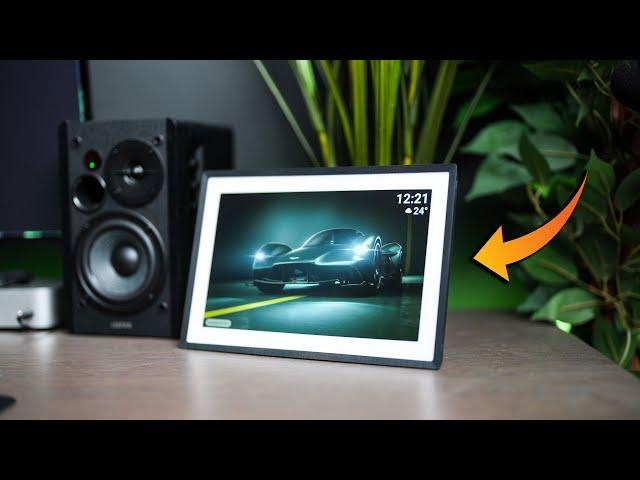 THIS is the PERFECT DESK ACCESSORY | pexar digital picture frame