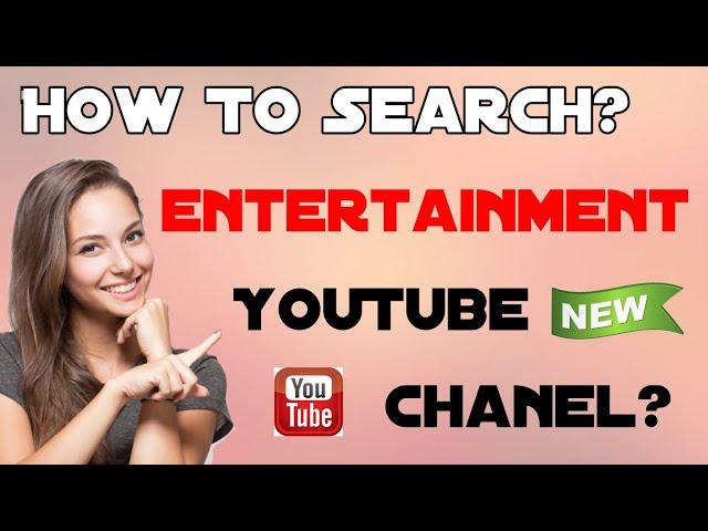 How To Search  Entertainment Youtube Channel... Ap Media