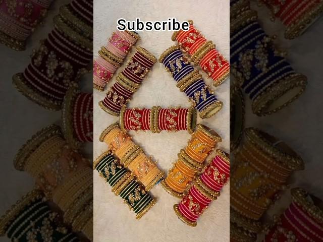 Most EXTRAVAGANT Wedding Bangles For Bride#indianbride#short