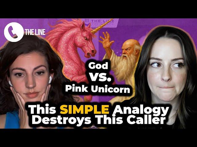 God vs. the Pink Unicorn?! Why This Analogy BROKE the Caller's Logic | Promise & Skeptical Heretic