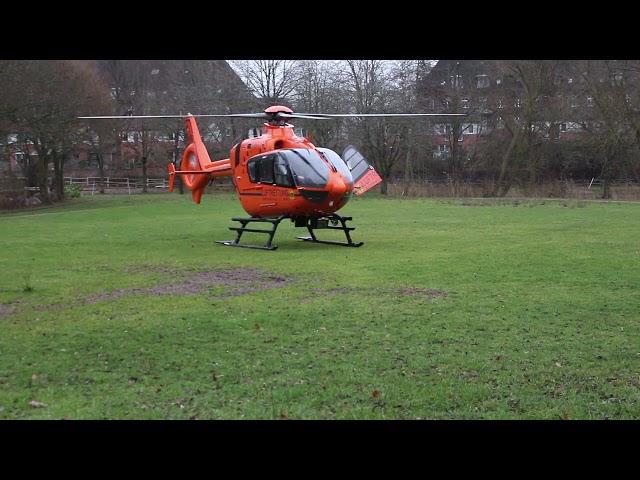 EC-135 D-HZSD als Christoph12/ Takeoff an der Vorwerker Diakonie Lübeck