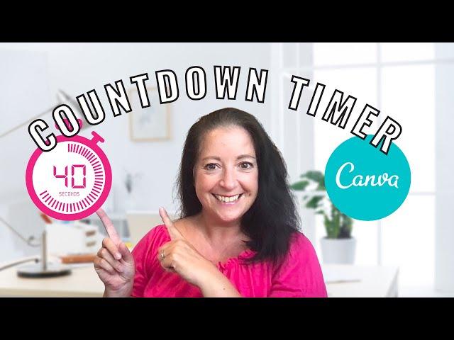 Canva Tutorial | How to Create a Countdown Timer Video in Canva for FREE!