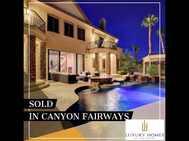 SOLD
In Canyon Fairways