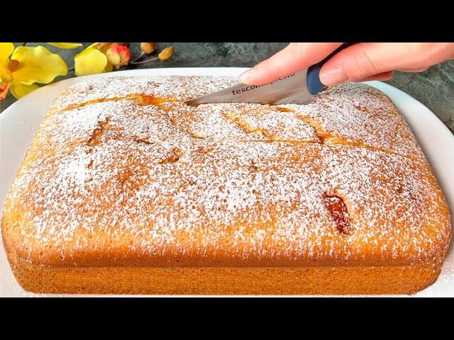 Recipe in 5 minutes! You will bake a delicious and light CAKE every day. Fast and tasty.