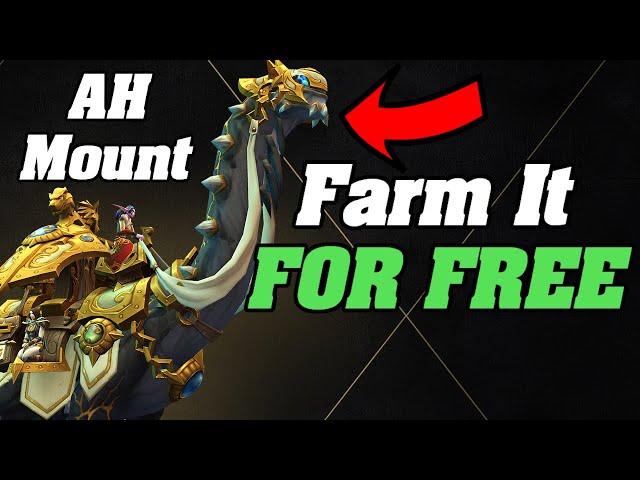 The BEST Way To Farm Gold For The  NEW Auction House Mount! War Within