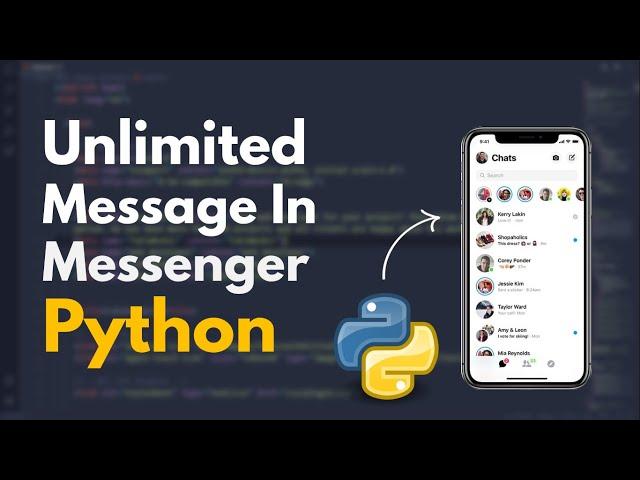 Python Project | Sent Unlimited Message In Facebook Messenger & WhatsApp Using Python