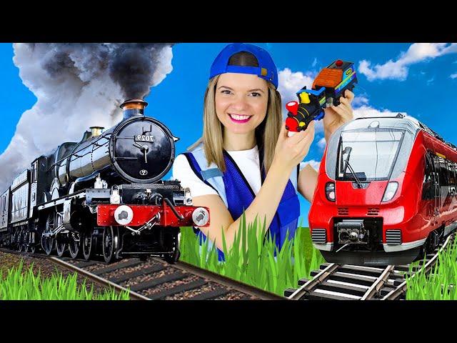 Trains for Kids | Steam Train, Electric Train and Toy Train | Speedie DiDi Trains for Toddlers