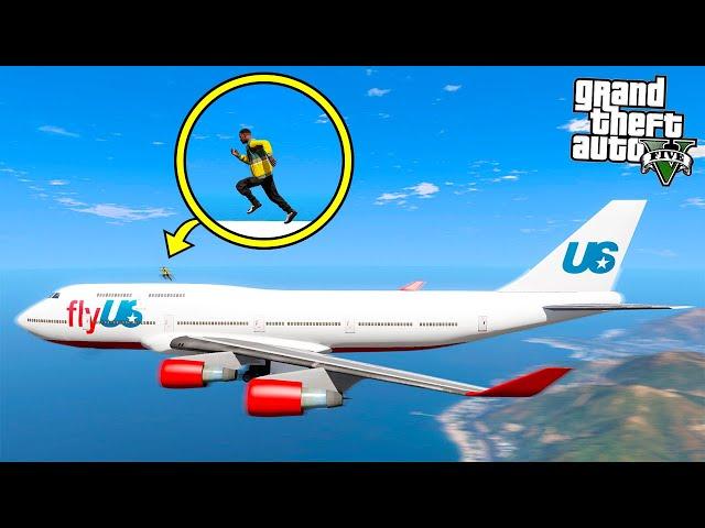 Можно ли УГНАТЬ САМОЛЁТ прямо в НЕБЕ?! - GTA 5 Эксперименты (Моды ГТА 5)