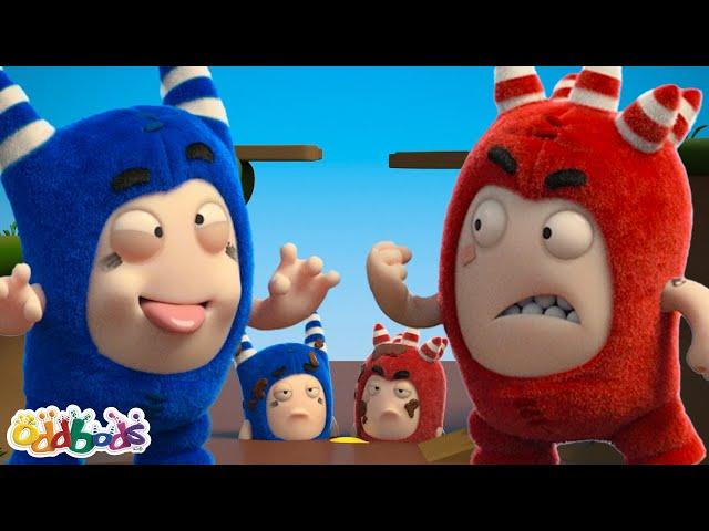 ODDBODS | Pogo VS Fuse  | Crossing | Oddbods Full Episode | Funny Cartoons for Kids