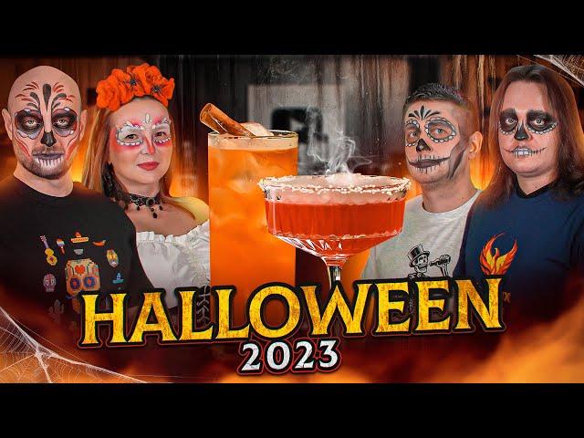 Коктейли на HALLOWEEN 2023  С сухим льдом, яблоком и тыквой