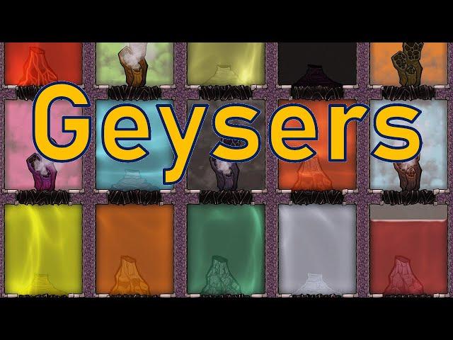 Oxygen Not Included - Tutorial Bites - Geysers