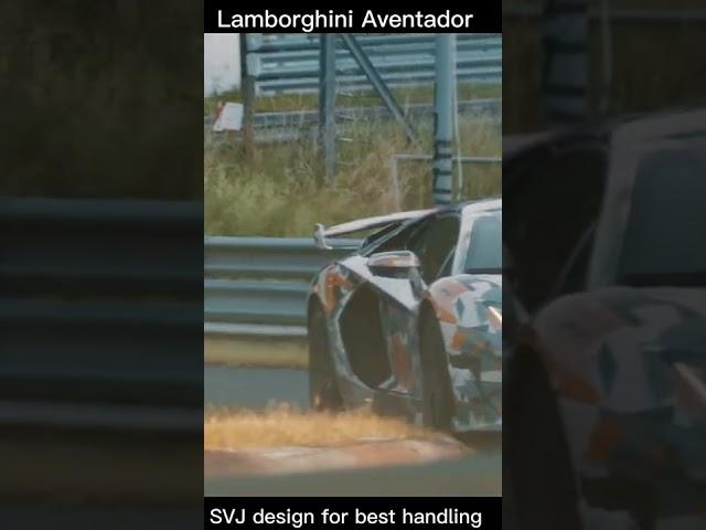 Lamborghini Aventador  SVJ design for best handling