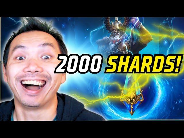 OVER 2000 ANCIENT SHARDS! PULLING GOLD FOR EVERYONE! ODIN CHASE LIVE! | RAID: SHADOW LEGENDS