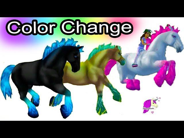 Color Change Jorvik Wild Horse Star Stable Online Game Play