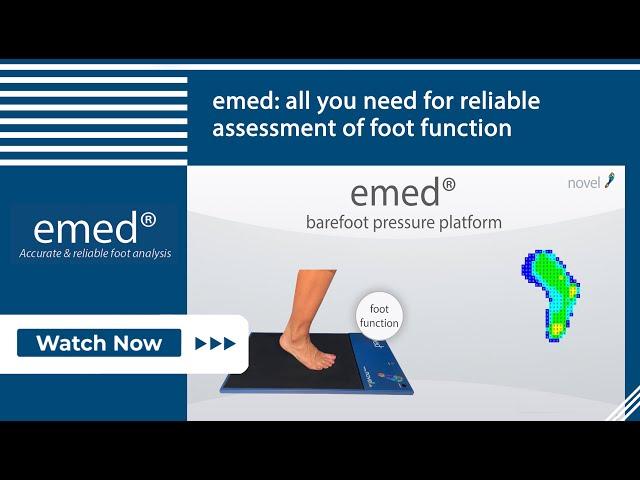 emed: all you need for reliable assessment of foot function