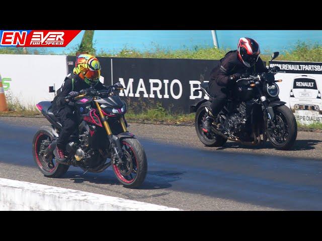 MT-09 ️ Ninja ZX6R ️ Honda CB1000R ️ GSR 750  Motorcycle racing | Christmas Cup 2024