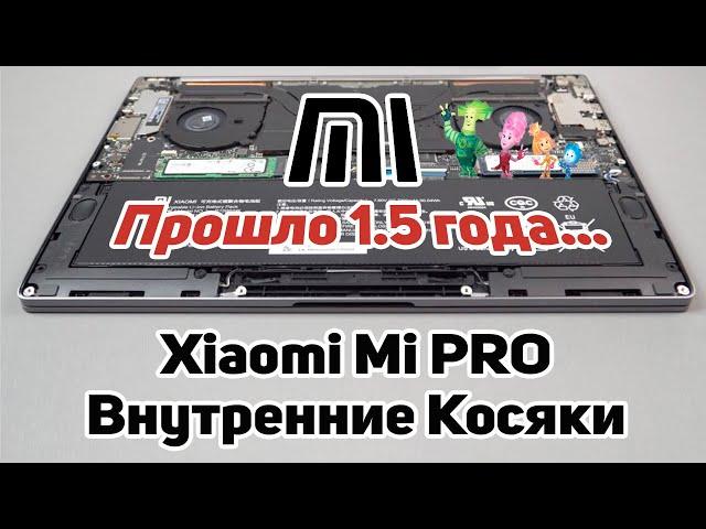 Внутренние косяки Xiaomi Mi Notebook Pro после 1.5 лет использования. Не работает Клавиатура и SSD