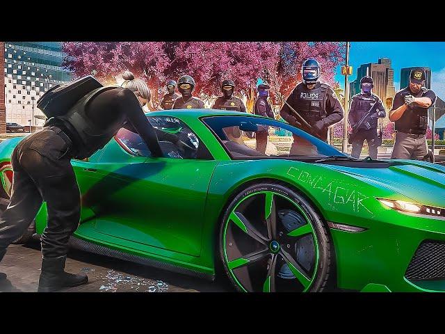 УГОНЩИК 7 РАНГА В ГОС ФОРМЕ ВОЗИТ САМЫЕ ДОРОГИЕ МАШИНЫ в GTA 5 RP / MAJESTIC RP