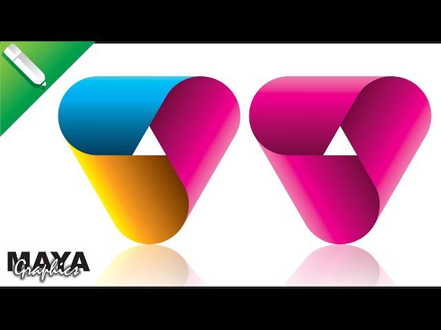 3D Swirl logo design in Coreldraw | Logo designing in Coreldraw | Coreldraw tutorial