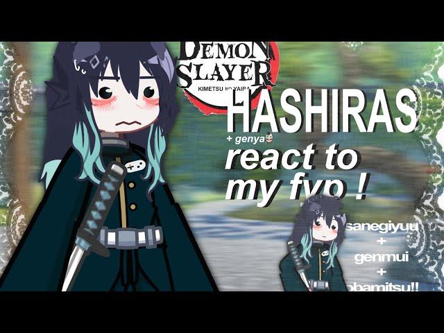 Hashira + genya react to my fyp! // ships are in the video // repost bc I’m flopping