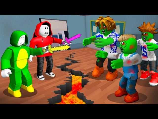 Escape From Zombie School | Mikey and JJ | Maizen Roblox