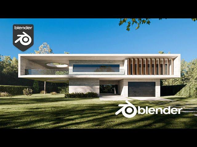 Easy Realistic Architecture And Environments In Blender - Beginner tutorial