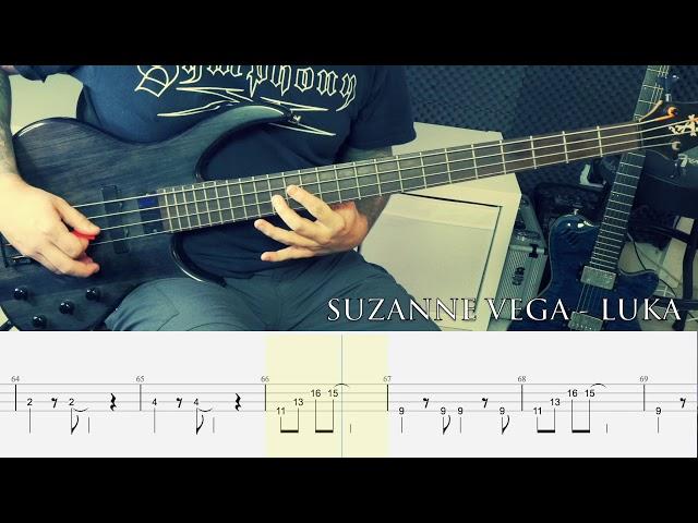 SUZANNE VEGA - Luka [BASS COVER + TAB]