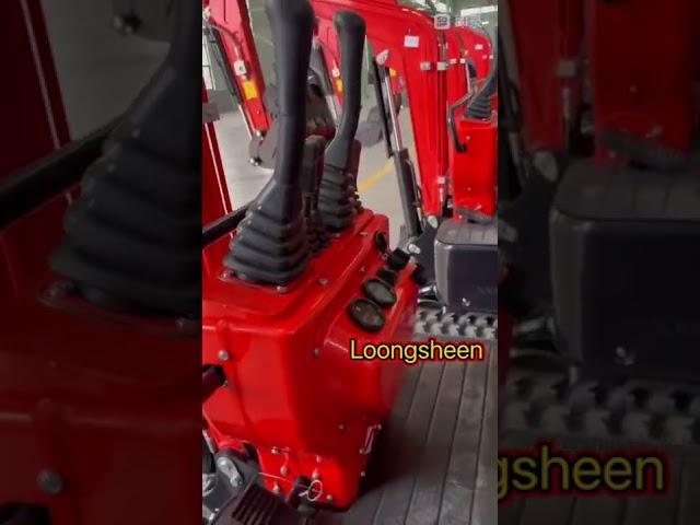 Loongsheen new model 1tone 1.2tone mini excavator