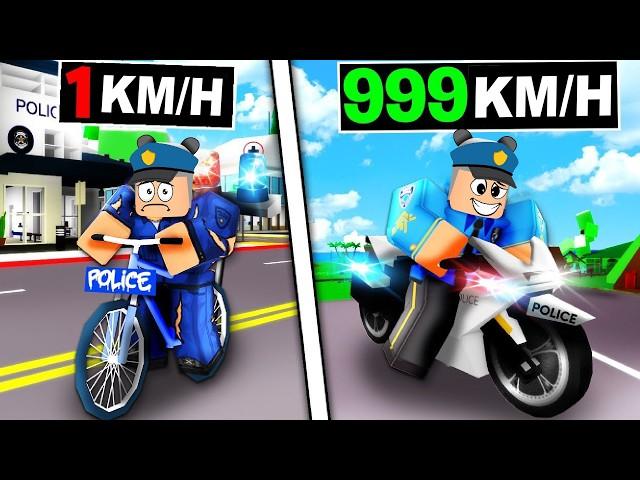 Yavaş Polis Motorunu En Hızlı Polis Motoruna Yükselttim! - Roblox Brookhaven