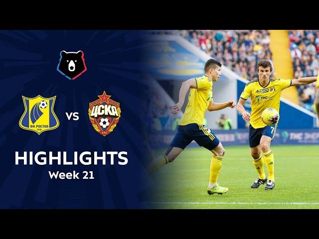 Highlights FC Rostov vs CSKA (3-2) | RPL 2019/20