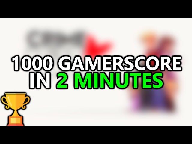 1000 Gamerscore in 2 MINUTES - Crime Opera Butterfly Effect Achievement Guide - Easiest Game of 2021