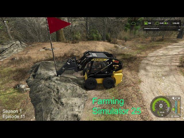 Farming Simulator 25 | Doing A Contract For Rock Crushing | Season 1 Episode 11