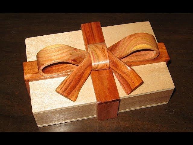 How to make a Scroll Saw Ribbon Box - woodworking project