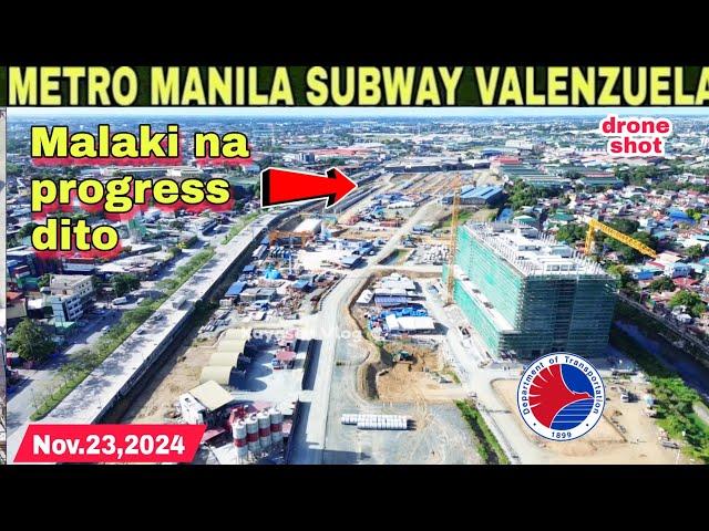 METRO MANILA SUBWAY UPDATE VALENZUELA STATION & DEPOT|Nov.23|build better more