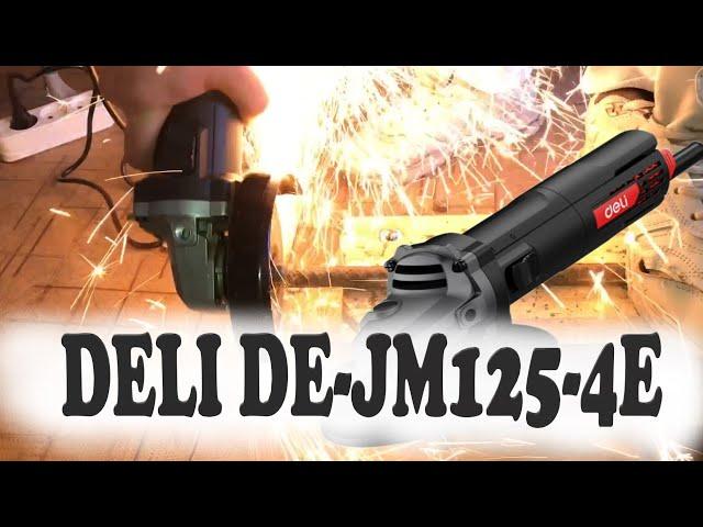 Профессиональная угловая шлифмашина болгарка DELI DE-JM125-4E Ultra Motor #55квт