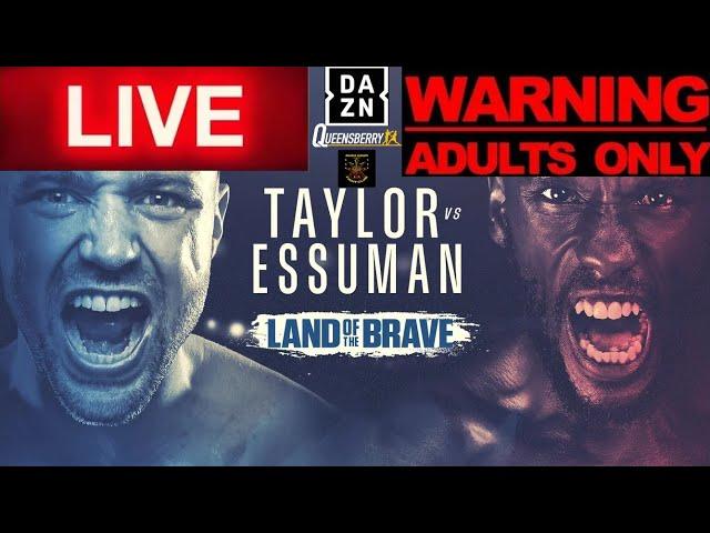 JOSH TAYLOR VS EKOW ESSUMAN | LIVESTREAM | QUEENSBURY BOXING ON DAZN | REACTION