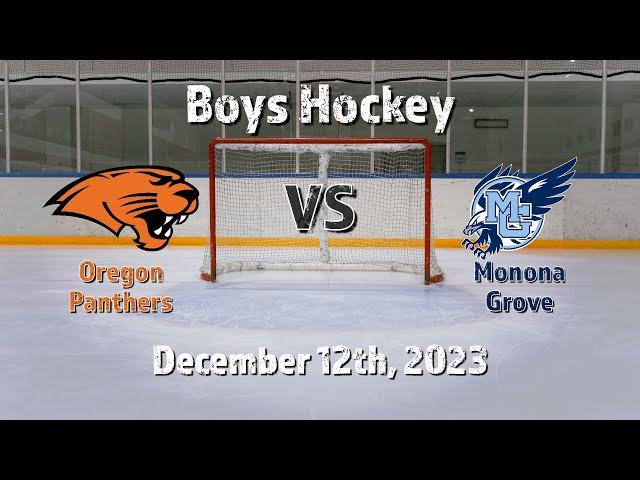 Boys Hockey: Oregon vs Monona Grove (12/12/23)