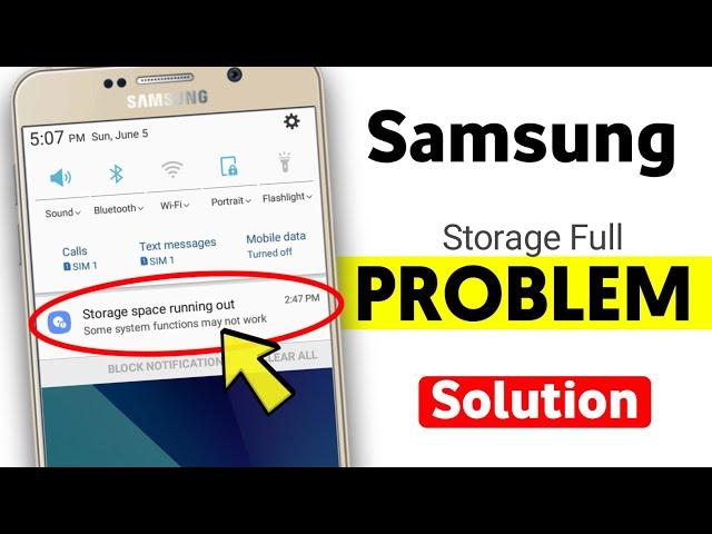 Samsung galaxy grand prime plus storage full problem | storage space running out