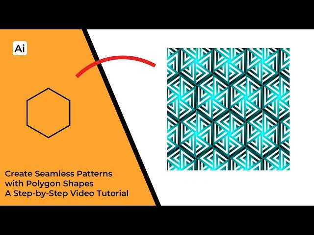 Create Seamless Patterns with Polygon Shapes : A Step-by-Step Video Tutorial