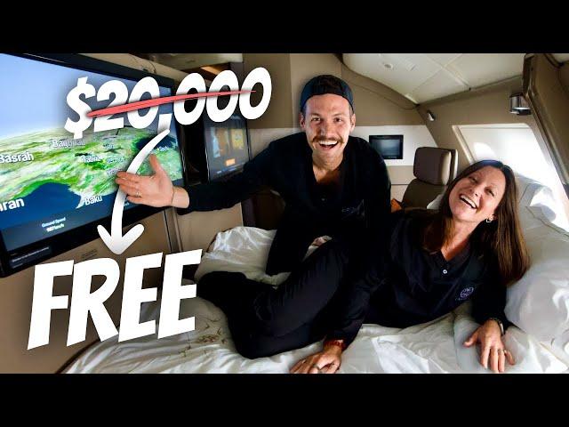 How We Paid $0 for This $20,000 First Class Seat (Singapore Airlines)