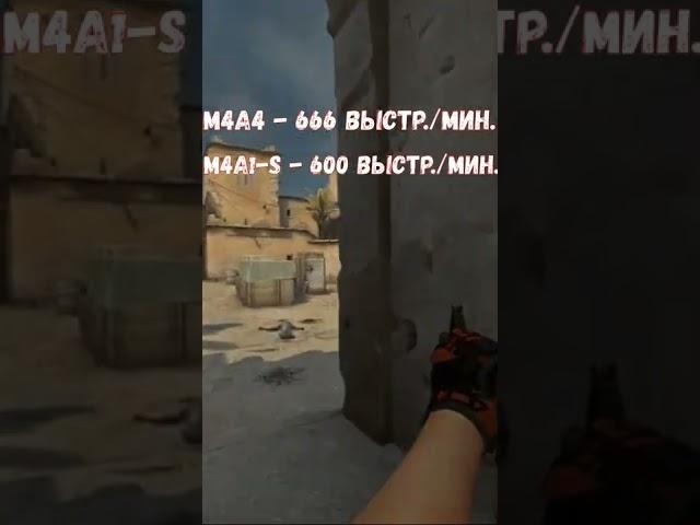 M4A4 vs M4A1-S, что же лучше? #shorts